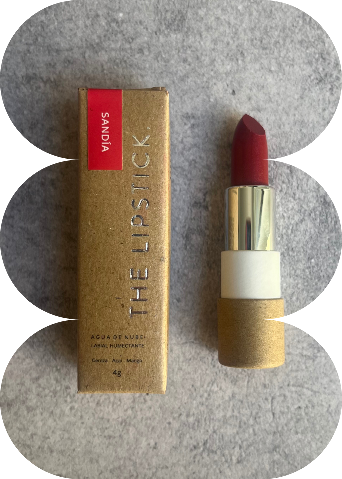 THE LIPSTICK - Labial Vegetal Con Pigmentos Naturales
