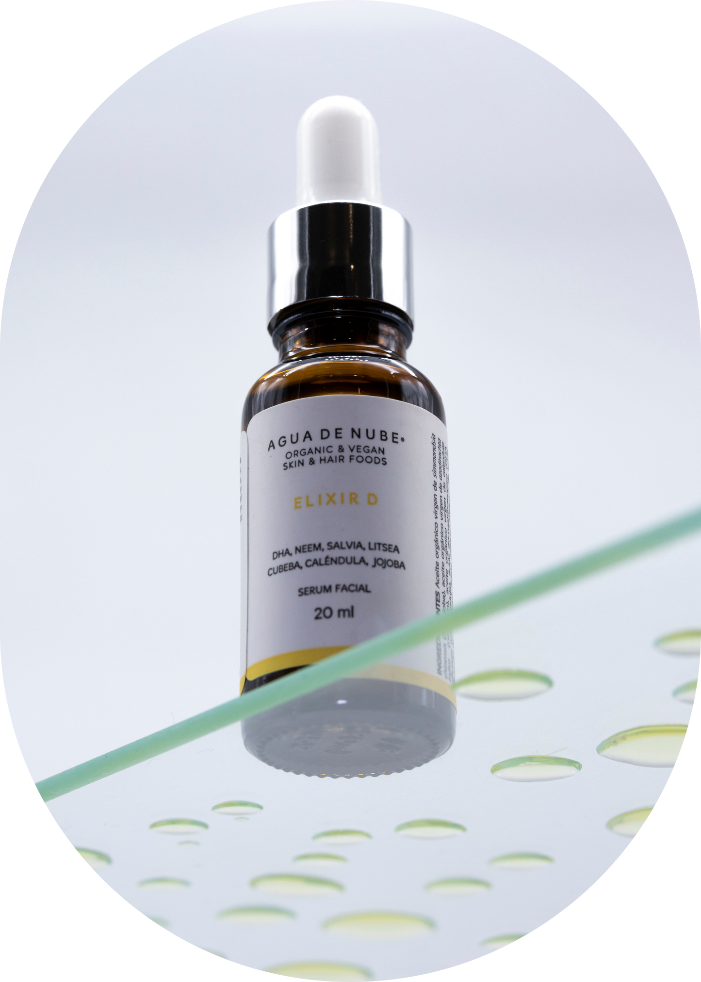 Elixir D - Suero Facial Equilibrante para Piel Mixta, Grasa y con Acné