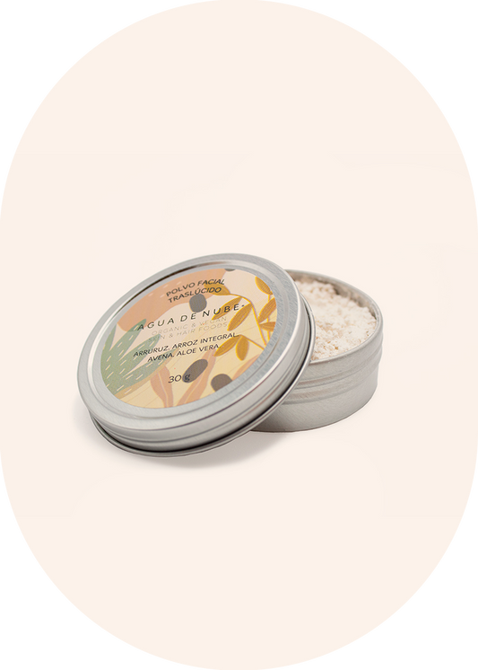 Aloe Vera, Arrowroot, Oats and Brown Rice Translucent Face Powder